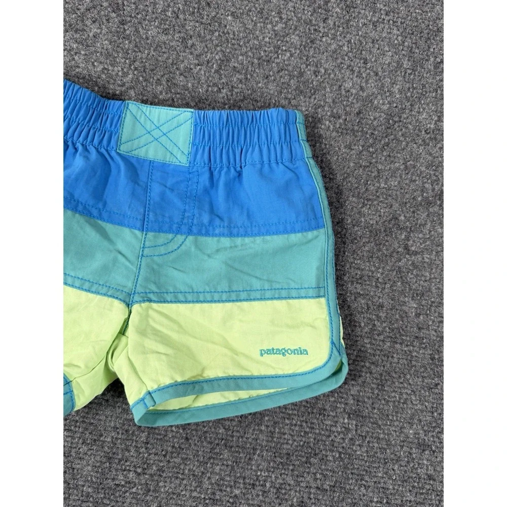 Patagonia Baby Boardshorts 6-12 Months Blue Swim Shorts Quick Dry